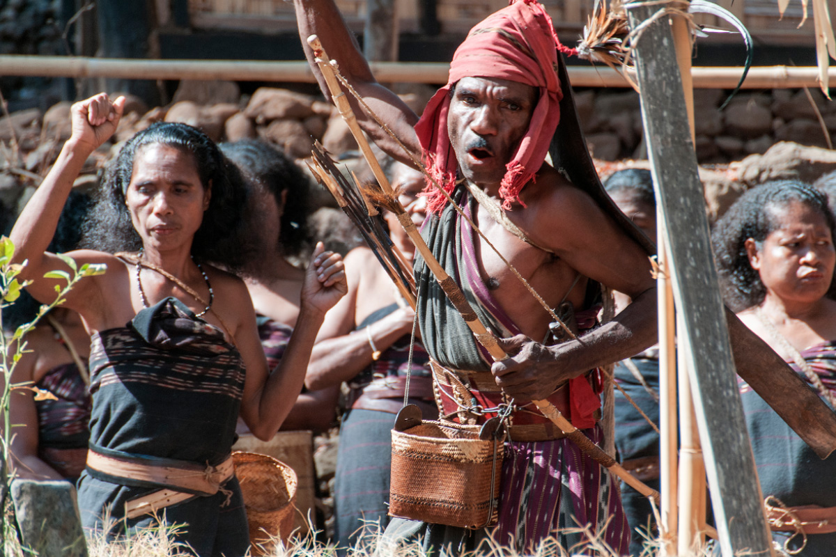 Takpala head hunter’s village, Alor island